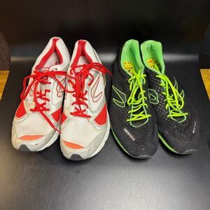 Newton Running Shoes Mens Size 14 US EU 48 Black‎ Green Red Silver Sneakers